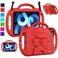 thumbnail image 1 of LTROP Case for iPad Air 5th/4th Generation Case (2022/2020), iPad Pro 11 Case 2021/2020/2018, Shoulder Strap, Shockproof Handle Stand Kids Case for iPad Air 5/4 10.9 Inch and iPad Pro 11”, Red, 1 of 8