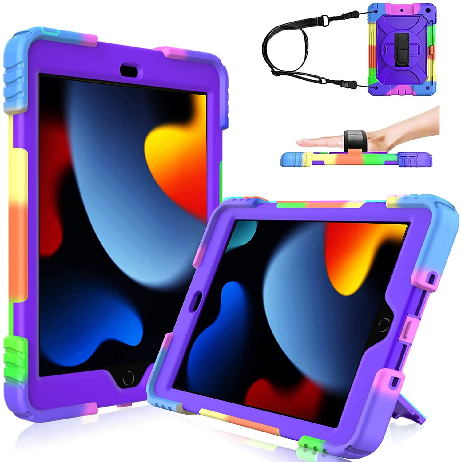 LTROP iPad 10.2 Case 2021/2020/2019 - iPad 9th/8th/7th Generation Case ...