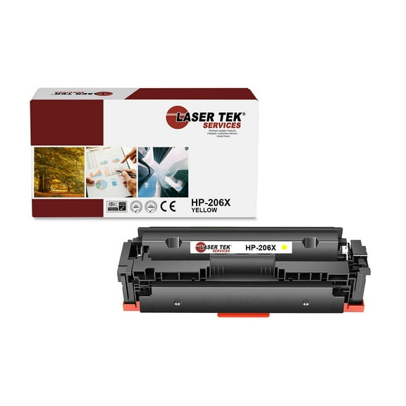 LTS 206X Yellow HY Compatible with HP LaserJet M255dw M282 Toner Cartridge