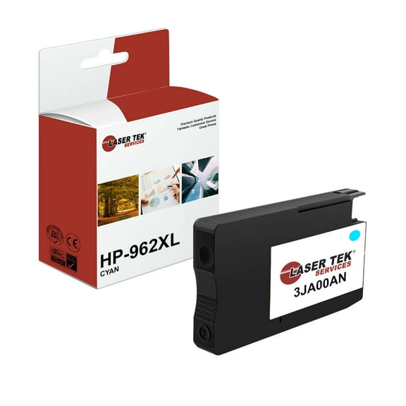 LTS 962XL Cyan HY Compatible with HP OfficeJet 9012 Ink Cartridge
