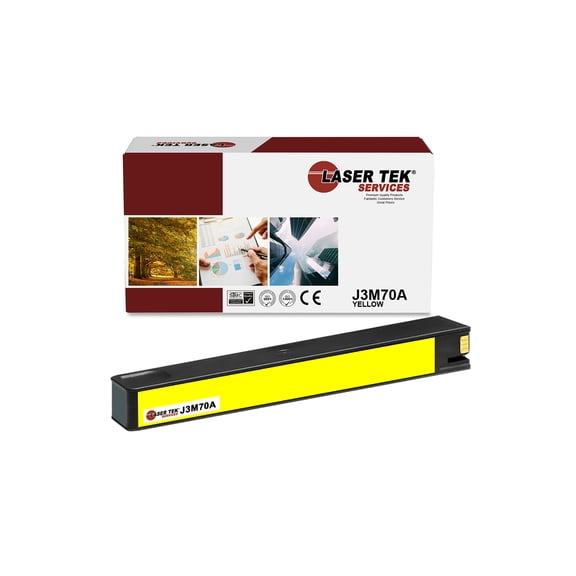 LTS 981A J3M70A Yellow HY Compatible for HP PageWide Enterprise 556dn 556xh Ink