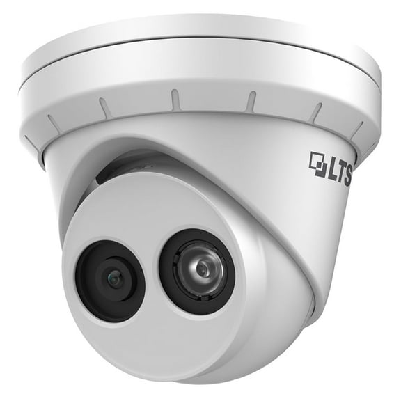 LTS CMIP3342W-28MDA HD IP 4MP 2.8mm 98ft IR Built-in Mic Smart Ai Turret Dome Camera LTCMIP3342W-28MDA