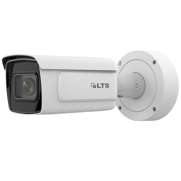 LTS CMIP7943WLPR-32R 4MP LPR IR IP67 Ik10 Varifocal Motorized Network IP Bullet Camera with Matrix IR up to 328ft, 140dB & SD Card Slot