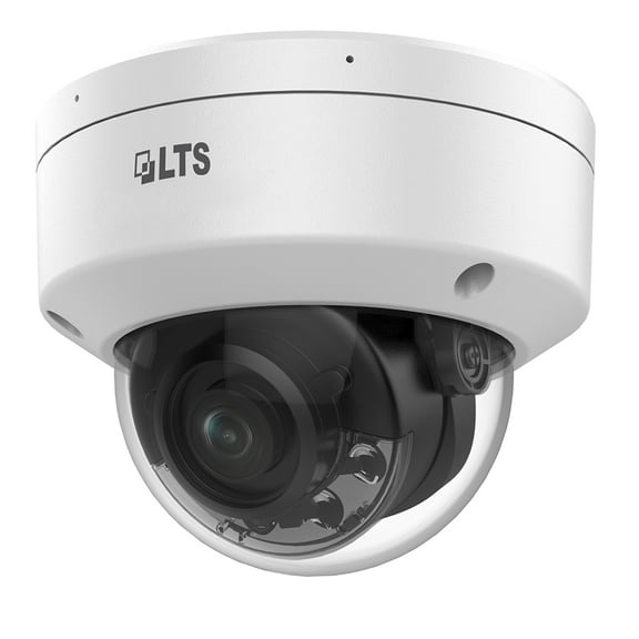 LTS CMIP7C82WI-28MDA IP 8MP 2.8mm Dual Illumination 24/7 Color WDR Mic Dome Camera LTCMIP7C82WI-28MDA