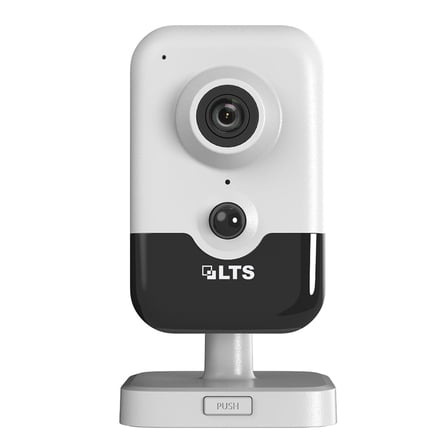 LTS LTCMIP8942W-28SDA-WIFI Smart 4MP IP Network Wi-Fi Cube Camera / Motion 2.0 with Human & Vehicle Detection / Mic/Speaker
