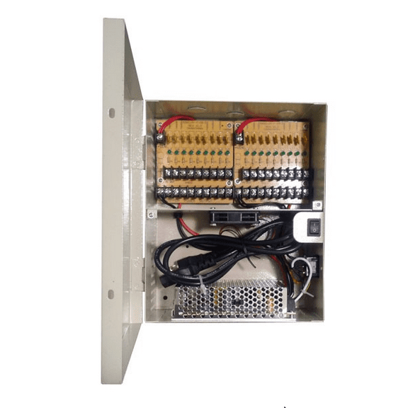 LTS DV-AT1220A-D18P 18-Channel 20 Amp PTC Protection Distribution Power Supply