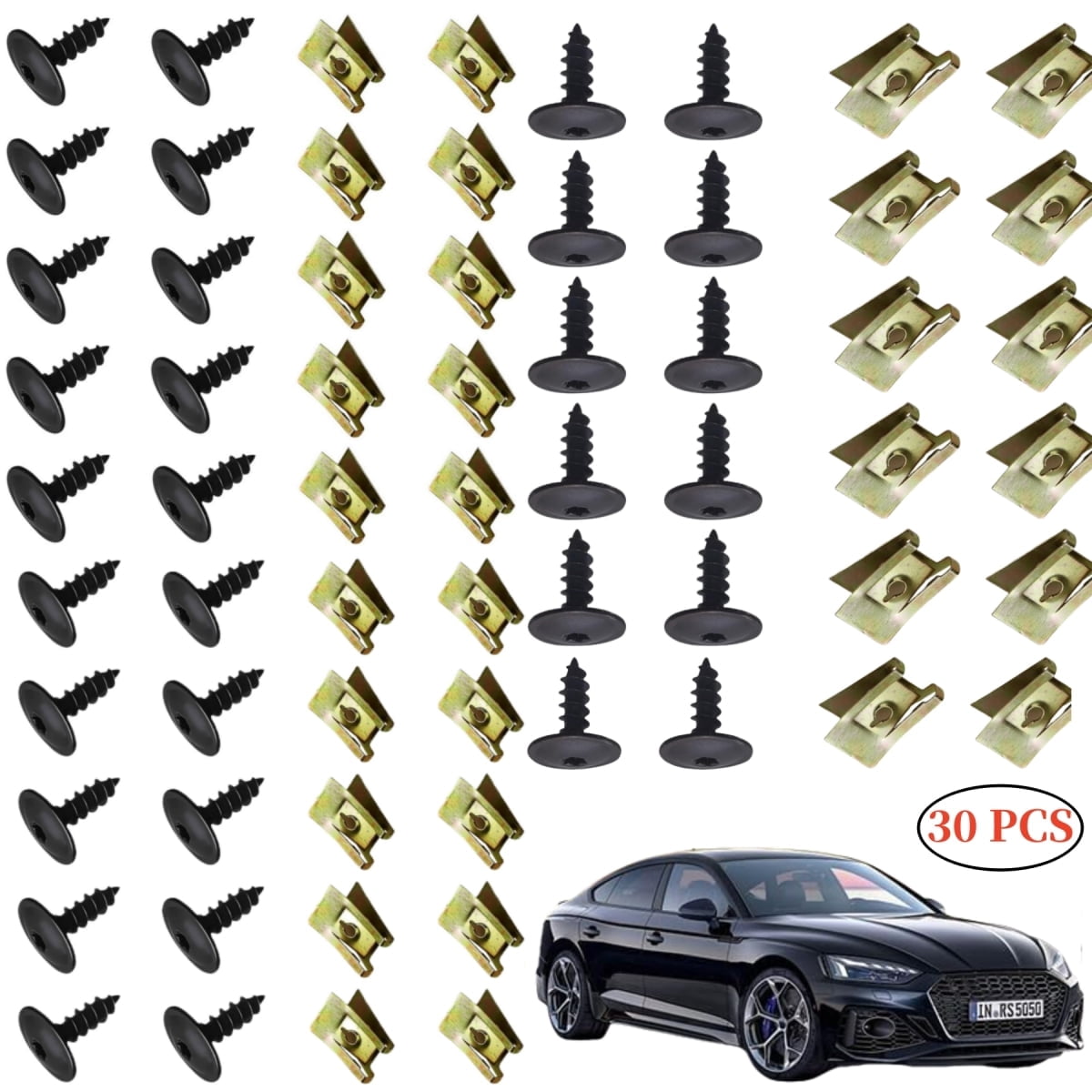 Tt Clips LTS EMIRA 30 SET T25 Fender Screw Bolt U Nut Clips- Bumper Cover ...