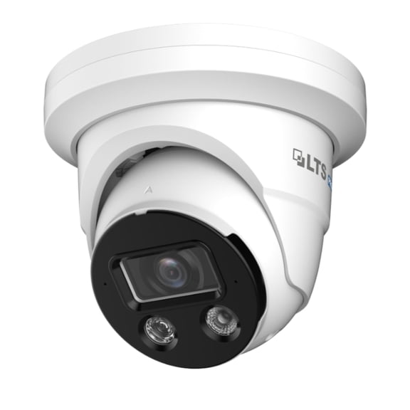 LTS Pro-X LXIP3C82NWI-28SDL IP 8MP 2.8mm Color 98ft LED Mic/Speaker Deterrence NDAA Camera LXIP3C82WI-28SDL