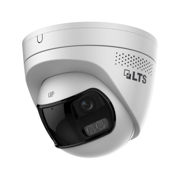LTS Platinum CMIP398PW-2SDL IP 8MP 180 Panoramic Hybrid Light Active Deterrence Dome Camera LTCMIP398PW-2SDL