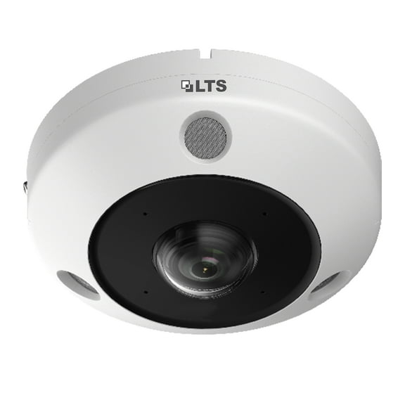 LTS Platinum CMIP7112F-SE IP 12MP 360 Panoramic 50ft IR Built-in Mic Speaker Fisheye Camera LTCMIP7112F-SE