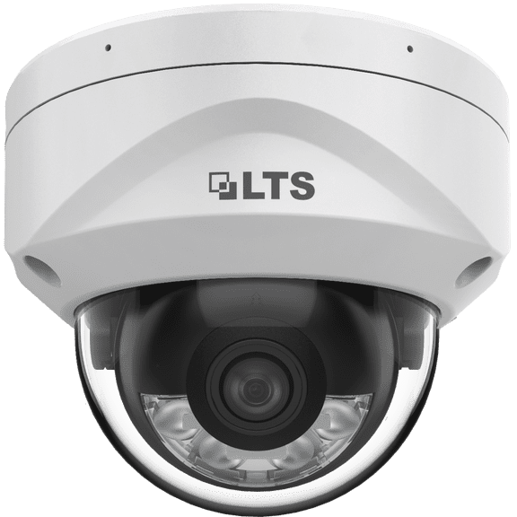 LTS Platinum LTCMIP7382WI-28MDA 8MP IP Dome Camera with AI Human/Vehicle Detection, Smart Hybrid Light, Audio, IP67 & IK10