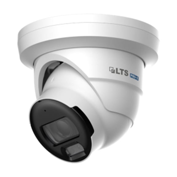 LTS Pro-X LXIP3C82W-28AISP IP 8MP/4K AI ISP Full Color 2.8mm 100ft Light Mic Dome Camera