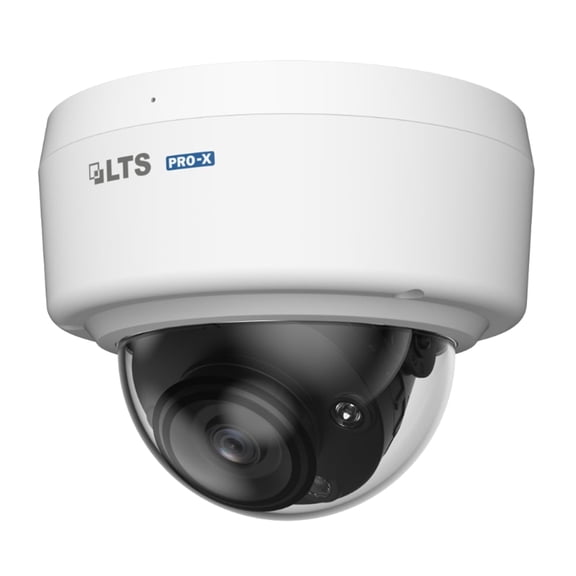 LTS Pro-X LXIP7542WE-28MDA IP 4MP 100ft Color Dual Light Built-In Mic Vandal Dome Camera