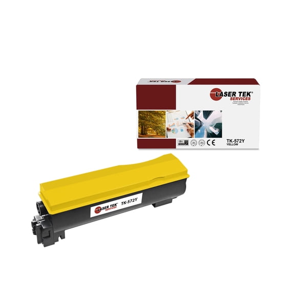 LTS TK572 TK-572Y Yellow Compatible for Kyocera FS-C5400DN Toner Cartridge