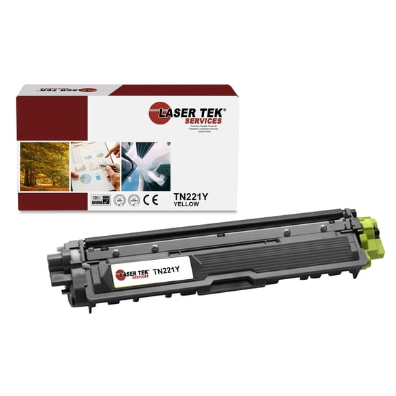 LTS TN-221 Yellow Compatible for Brother HL3140CW 3142CW, MFC9130CW Toner