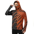 thumbnail image 1 of LTTVQM Adult Male Multi Purpose Light Cooling Hooded Sun Shirt UPF 50 Attached Face Shield Loose Fit Outdoor Sports Wear Dark Gray 2XL, 1 of 6