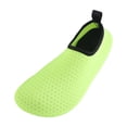 thumbnail image 1 of LTTVQM Barefoot Shoes Kids Quick Dry Non Slip Lightweight Breathable Water Shoes Surf Swim Aqua Socks for Beach Hiking Green 6-7 Toddler, 1 of 4