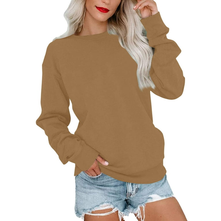 Camel colored sweatshirt online