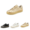 thumbnail image 1 of LTTVQM Glitter Shoes for Women Thick Platform Sparkly Lace Up Non Slip Fashion Sneakers Casual Outdoor Comfort Walking Shoes Gold 43(US-10), 1 of 4
