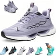 thumbnail image 1 of LTTVQM Hands Free and Supportive Walking Shoes - Lightweight Wide Toe Box Slip On Footwear,2026 Breathable Mesh Sneakers for Women Purple 5.5 Wide, 1 of 4