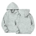 thumbnail image 1 of LTTVQM Kids Girls Hooded Sweatshirts Size 3-4 Long Sleeve Winter Cute Sweatshirt Comfy Pullover Tops with Pockets Trendy Hoodie for Girls Gray 3-4 Years, 1 of 5