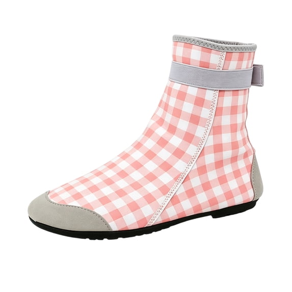 LTTVQM Long Water Shoes for Kids Cute Ankle Strap Barefoot Quick-Dry Beach Swim Aqua Socks for Yoga Surf Pool Slip on Casual Breathable Shoes Pink 1.5-2 Little Kid