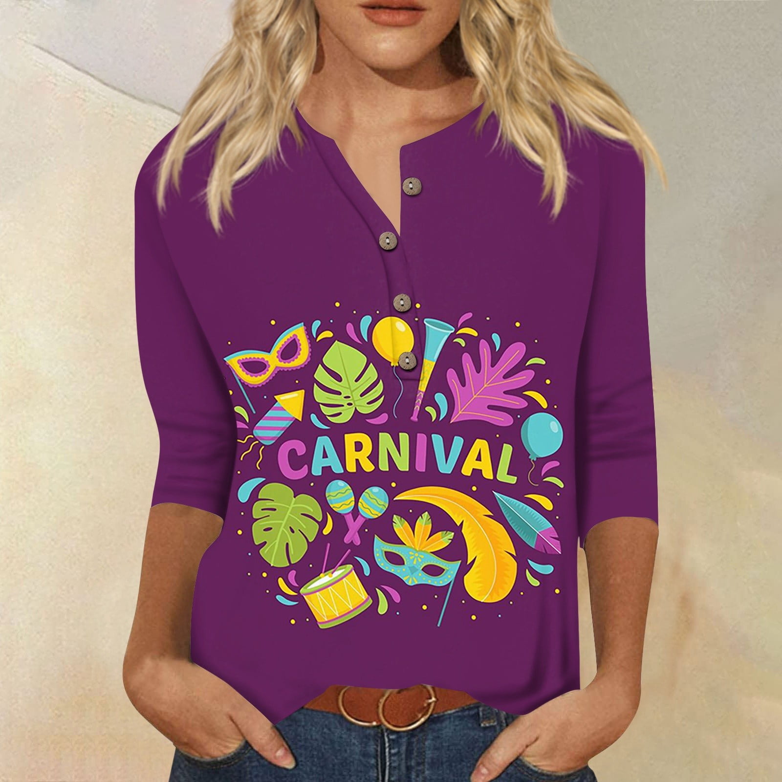 plus size sequin mardi gras shirt