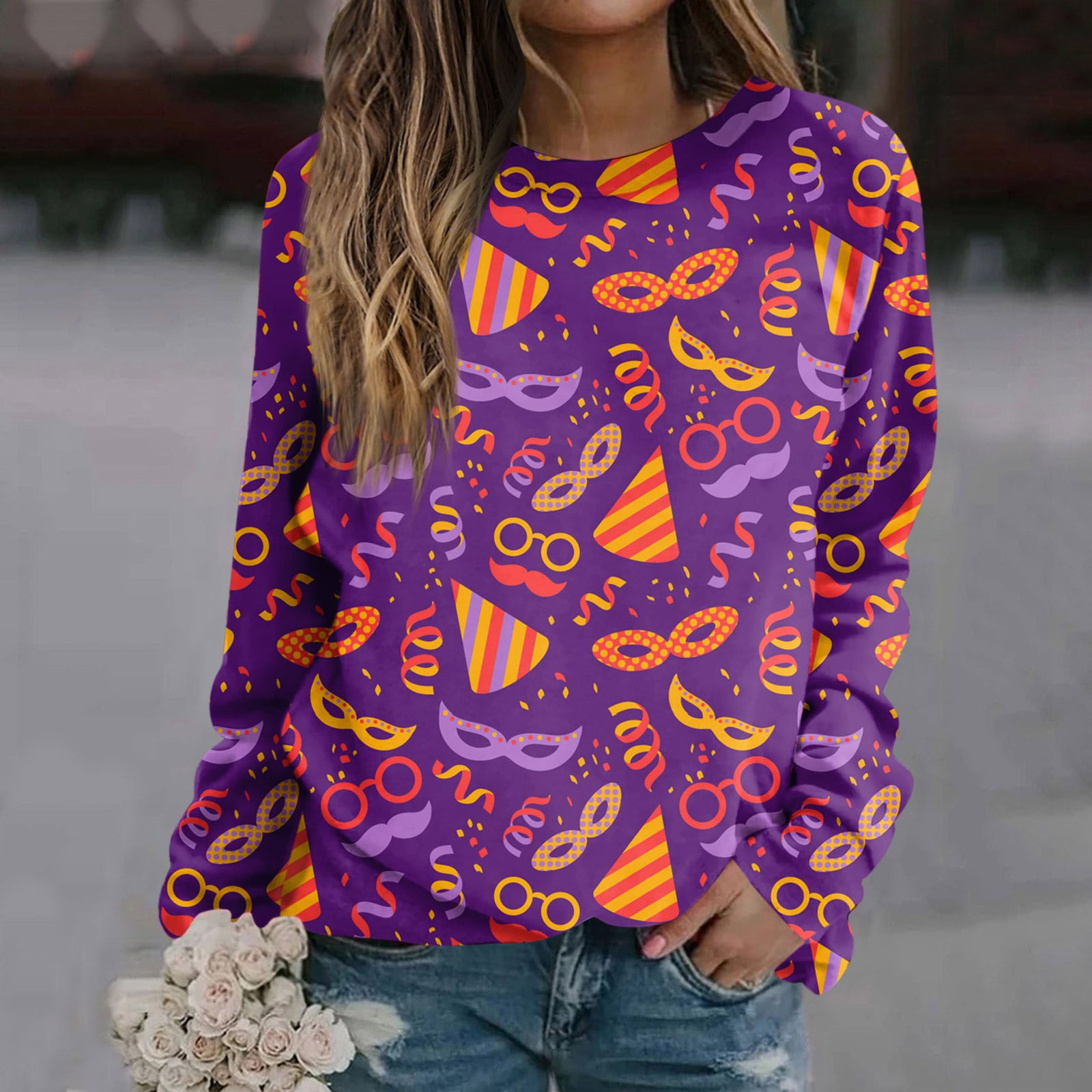 mardi gras shirts sequin