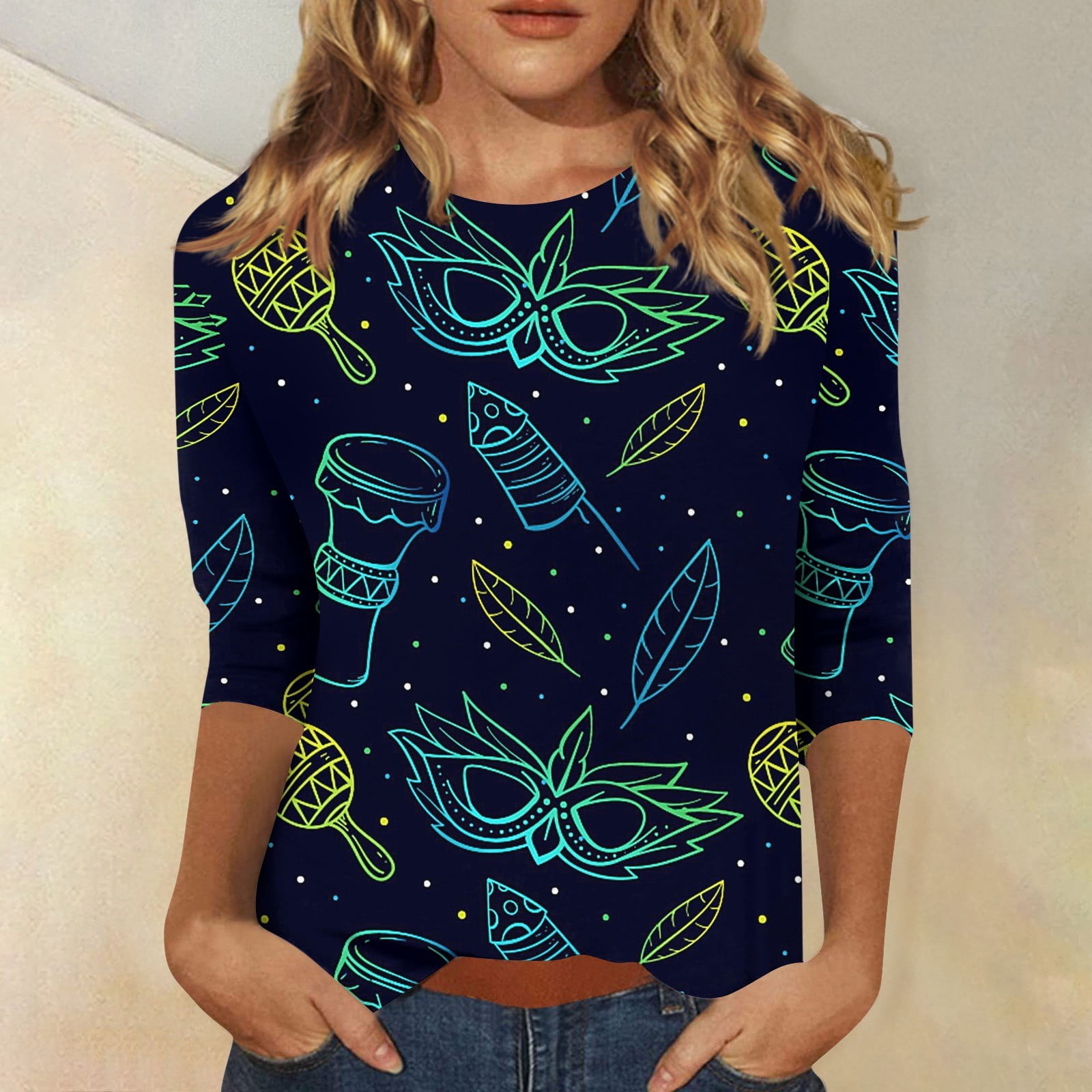 mardi gras sequin t shirt