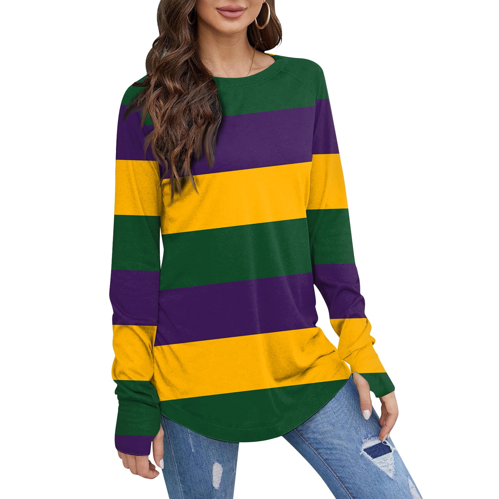 mardi gras tunic tops