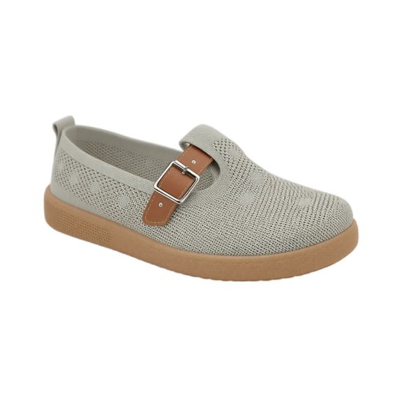 LTTVQM Mary Jane Flats Women with Adjustable Strap Wide Round Toe Casual Breathable Lightweight Ballet Flats Shoes Dressy Comfortable Work Walking Lounge Shoes Mint Green 40(US-8)