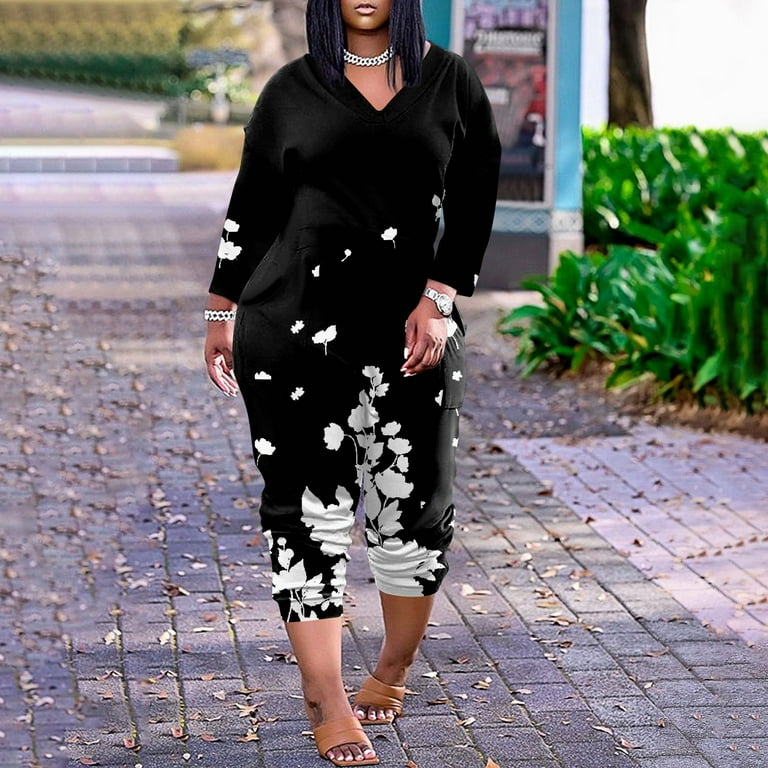 Long sleeve jumpsuit plus size online