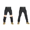 thumbnail image 1 of LTTVQM Men's Detachable Convertible Cargo Pants Adjustable Waist Button Placket Breathable Ripstop Multi Pocket Outdoor Quick Dry Pants Black 3XL, 1 of 8