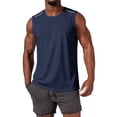 thumbnail image 1 of LTTVQM Men's Sleeveless Shirts Quick Dry Lightweight Tank Tops for Men Athletic T Shirts Gym Workout Muscle Shirts Navy XL, 1 of 6