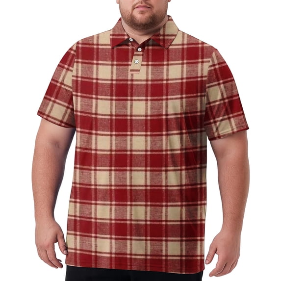 LTTVQM Men's Soft Smooth Touch Sport Shirt Big & Tall Short Sleeve Relaxed Fit Airy Elastic Stretch Fabric Pink XL