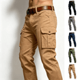 thumbnail image 1 of LTTVQM Mens Hiking Pants Stretchy Ripstop Breathable Outdoor Fishing Cargo Pants with Multi Pockets Travel Casual Work Sweatpants Khaki L, 1 of 5