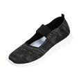 thumbnail image 1 of LTTVQM Orthopedic Shoes for Women Slip-On Arch Support Strap Diabetes Foam Mesh Breathable Walking Shoes Non Slip Comfortable Outdoor Shoes Black 39(US-7.5), 1 of 4