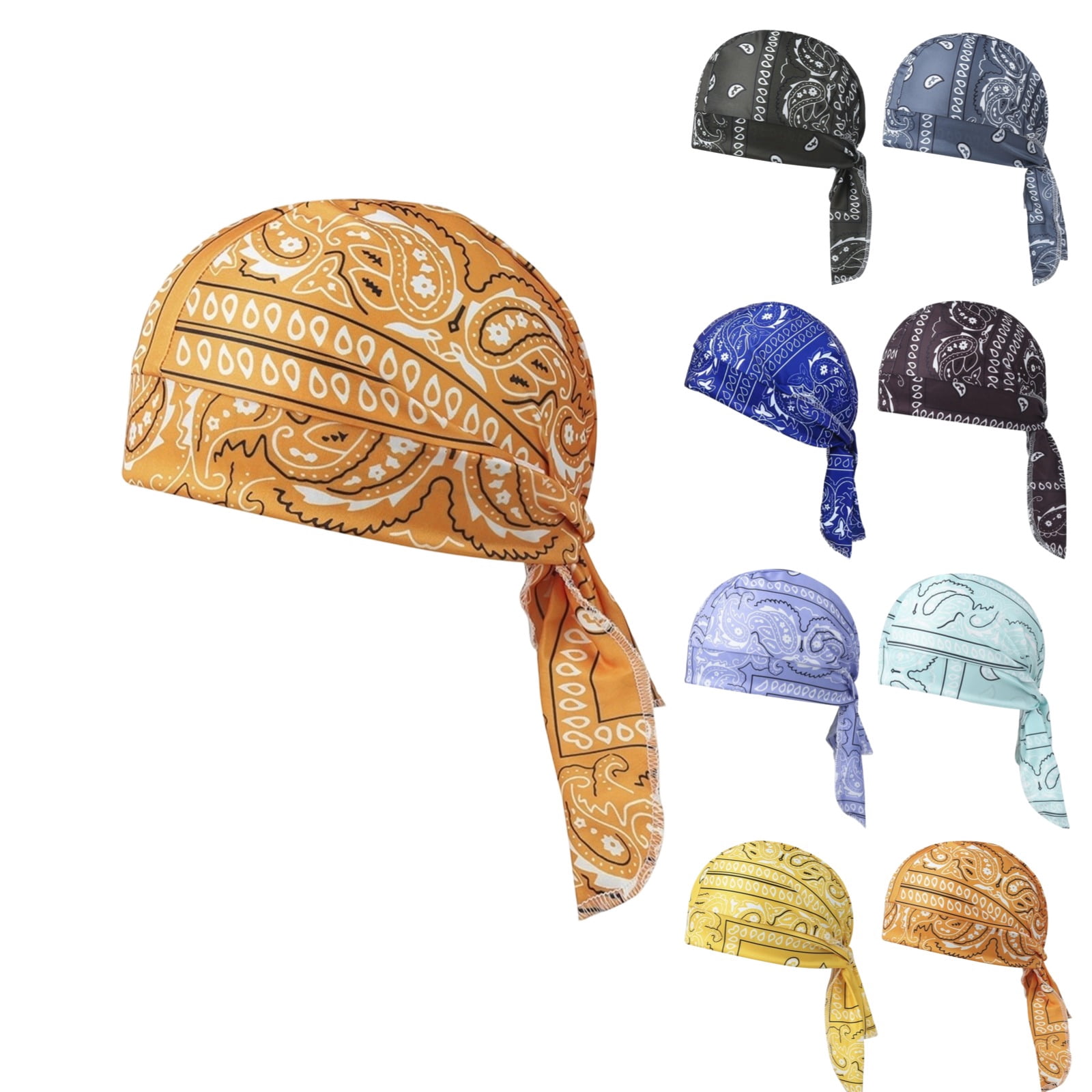 LTTVQM Paisley Cooling Headscarf Cap Breathable Comfort Durag