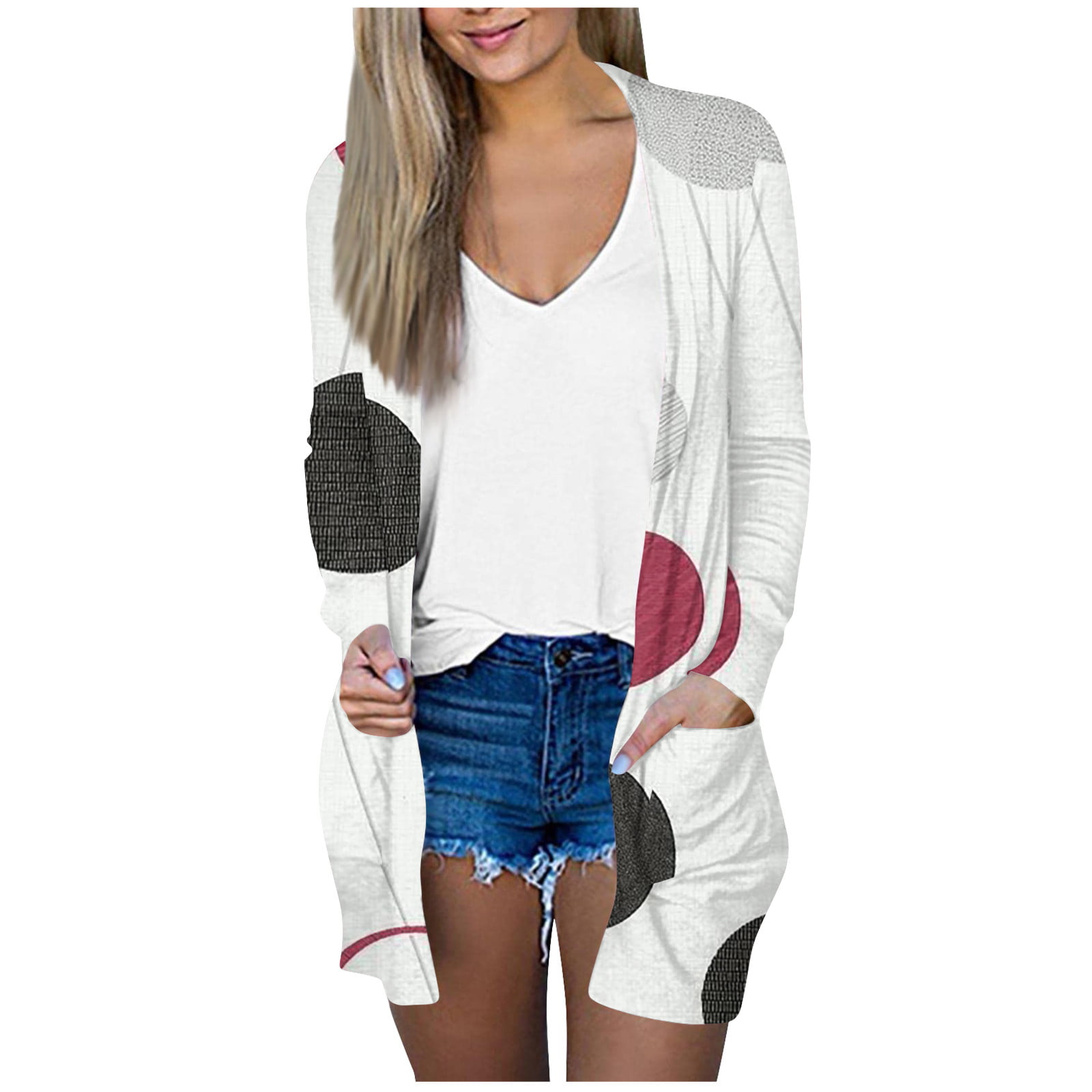LTTVQM Plus Size Cardigan for Women 2023 Long Sleeve Drape Dusters ...
