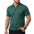 thumbnail image 1 of LTTVQM Quarter Zip Up Pullover for Men Collar Shirts Long Sleeve Golf Tops 2026 Spring Athletic Casual Workout Army Green M, 1 of 6