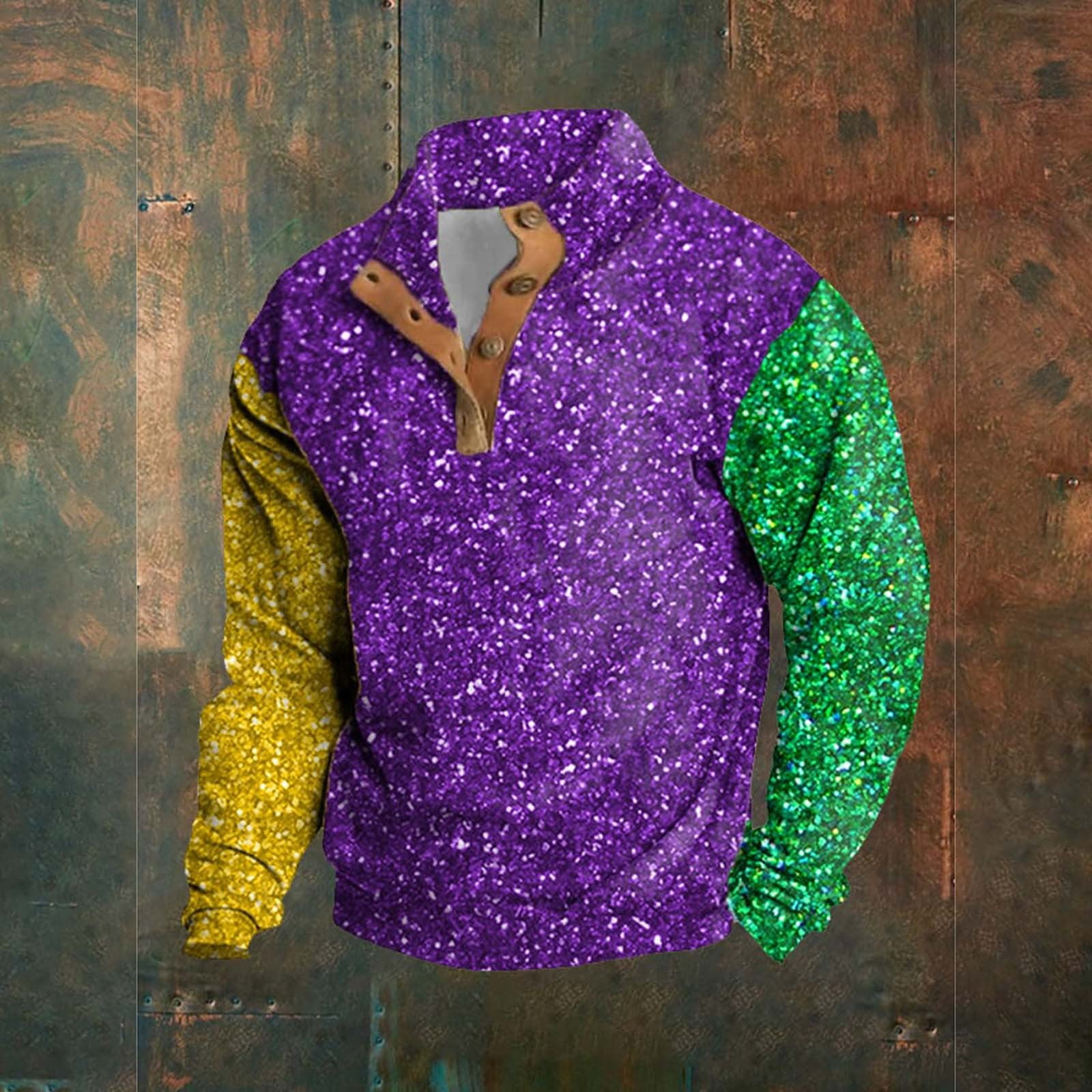 mardi gras sweatshirt girls