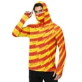 thumbnail image 1 of LTTVQM Unisex Adult Summer UV Protection Hooded Long Sleeve Shirt Attached Full Face Mask Light Cooling Lake Fishing Outfit Vermilion XL, 1 of 6
