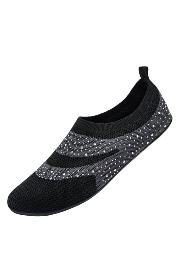 Water Shoes for Women Men Packable Quick Dry Barefoot Aqua Socks for Beach Swim Yoga Surf Pool Trendy Lightweight Athletic Non Slip Shoes Black 42-43(US-9-9.5)