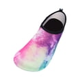 thumbnail image 1 of LTTVQM Water Shoes for Women Men Stretch Packable Quick-Dry Barefoot Aqua Socks for Beach Swim Surf Yoga Exercise Sports Breathable Athletic Non Slip Shoes Dark Purple 36(US-5.5Women/US-4.5Men), 1 of 5