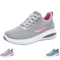 thumbnail image 1 of LTTVQM Womens Air Cushion Sneakers Lightweight Shock-Absorbing Arch Support Running Tennis Shoes Breathable Wide Width Walking Footwear, 1 of 8