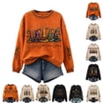 thumbnail image 1 of LTTVQM Womens Halloween Sweatshirt Witch Salem Retro Spooky Graphic Oversized Long Sleeve For Fall Festival Daily Casual Outing Tops, 1 of 5