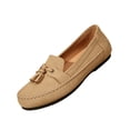 thumbnail image 1 of LTTVQM Womens Loafers Business Casual Flats Shoes Slip On Comfortable Lightweight Penny Loafers Work Office Driving Flats Dress Shoes Khaki 40(US-8), 1 of 6