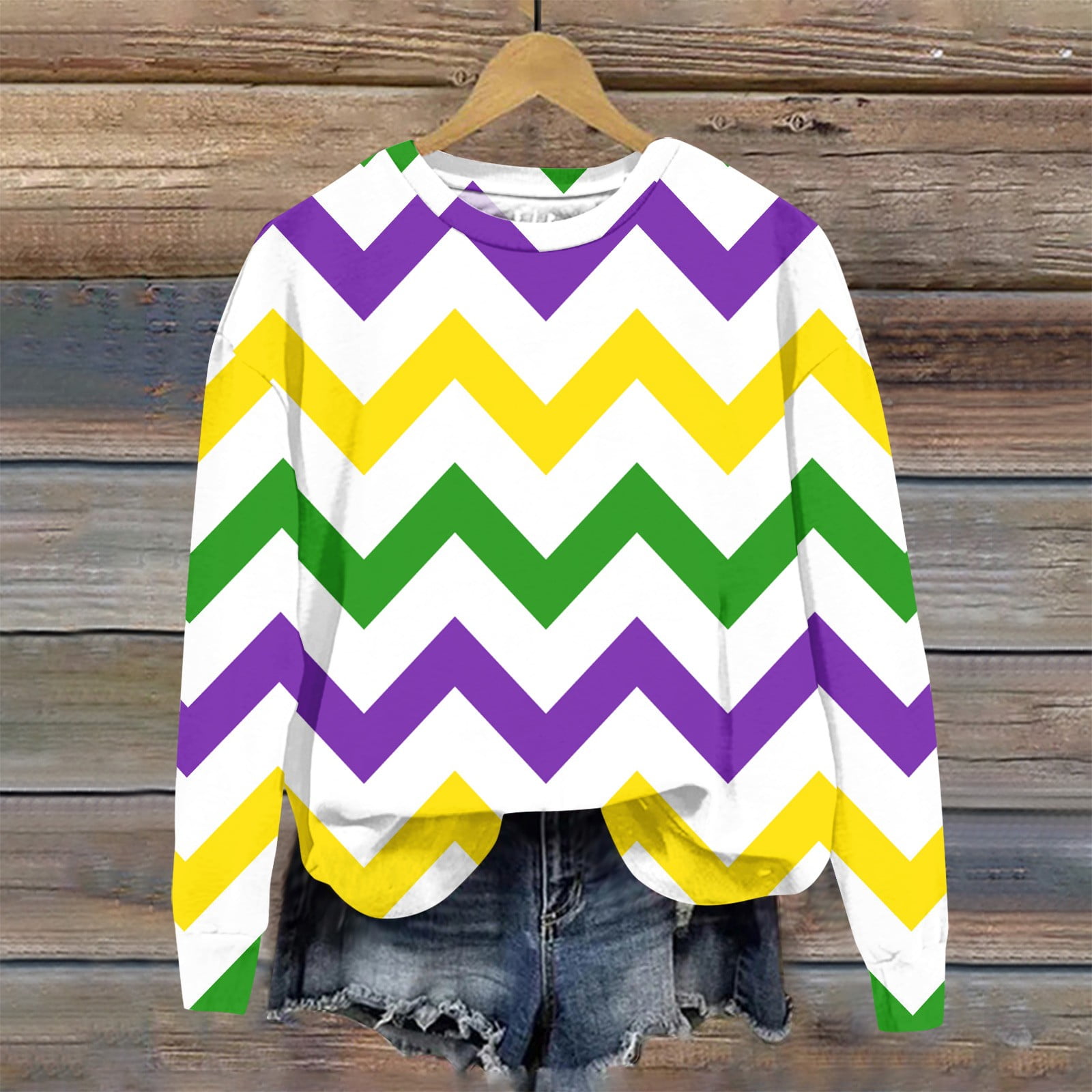 mardi gras mask sweater