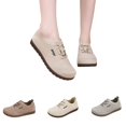 thumbnail image 1 of LTTVQM Womens Trendy Sneakers Mesh Knit Lace-Up Gum Sole Classic Comfortable Walking Shoes Casual Running Sneakers for All Seasons, 1 of 5