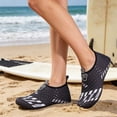thumbnail image 1 of LTTVQM Womens Water Sports Shoes Swim Pool Comfortable Water Socks Aqua Yoga Vacation Beach Shoes Quickly Dry Slip on 2026 New Water Shoes Gray 37(US-6.5), 1 of 4
